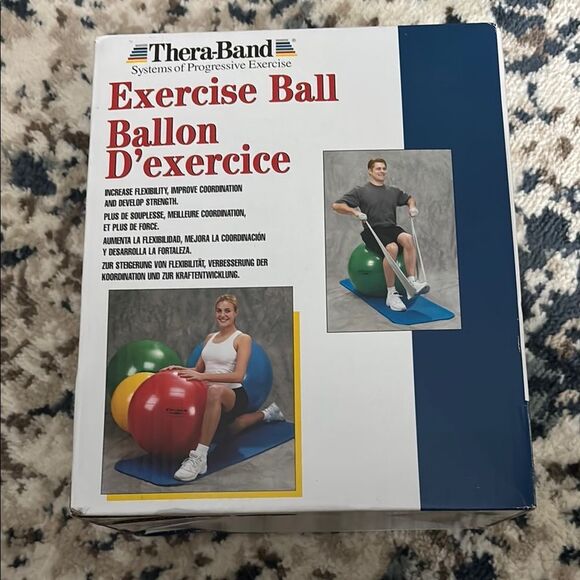 Thera-Band Exercise Ball - Blue - Picture 1 of 4